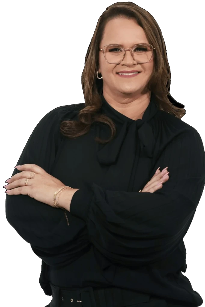 Retrato profissional de Fabiana Manarim Dias, Responsável Técnica da Psilevita